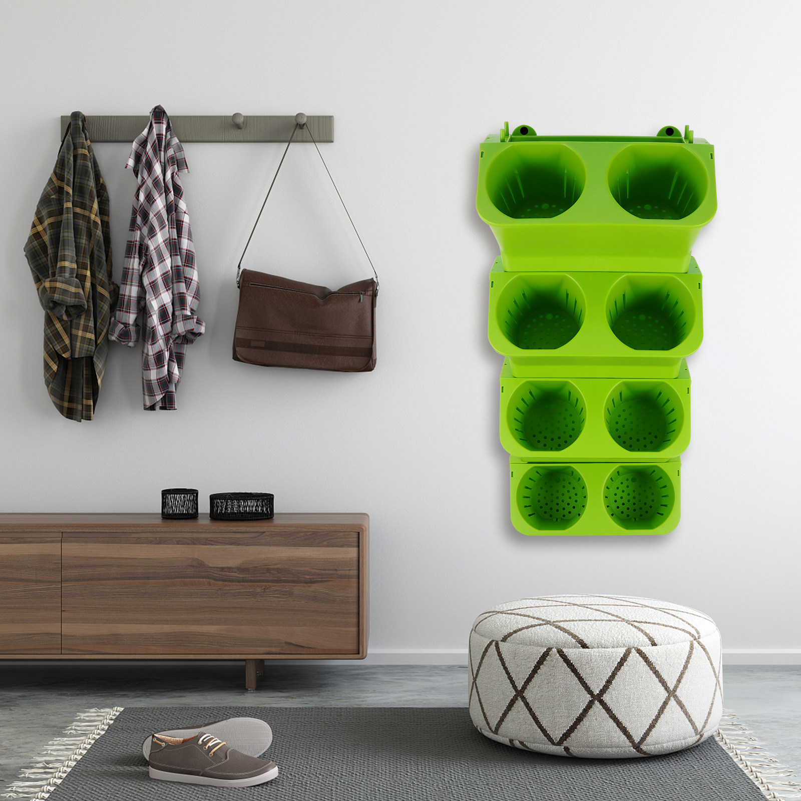 Set di 4 Fioriere Verticali da - Vertical Wall Planter recensione e prezzo