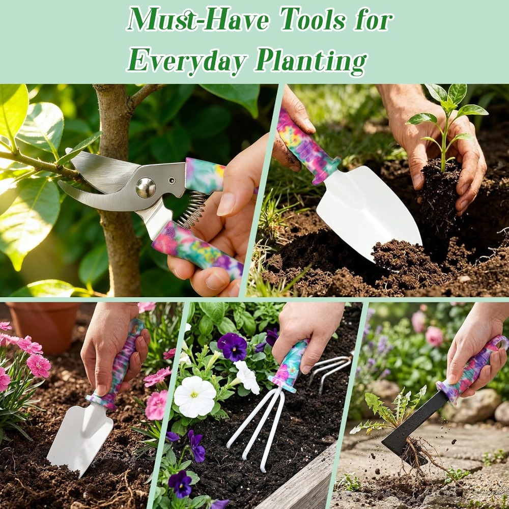 Set di 10 Attrezzi da Giardina - Gardening Tools Set Gift recensione e prezzo