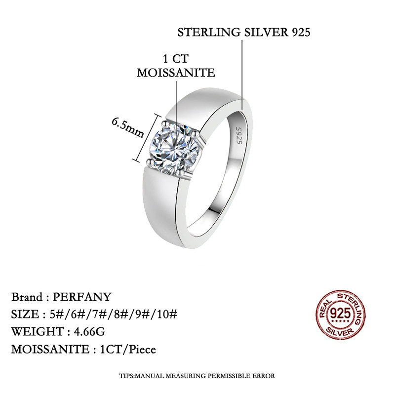 PERFANY 0.5/1CT Anello Moissan - Gardening Tools Brands recensione e prezzo
